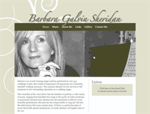 Tablet Screenshot of barbaragalvinsheridan.ie